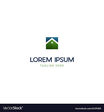 Home property residential creative logo design vector image