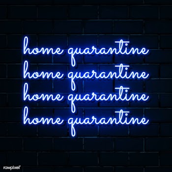 Home quarantine during the coronavirus pandemic neon sign vector | Free  vector - 2312930