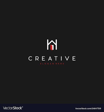Home real estate elegance creative business logo vector image