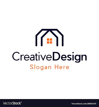 Home realty creative business logo design vector image