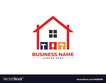 home repair roofing remodeling handyman logo