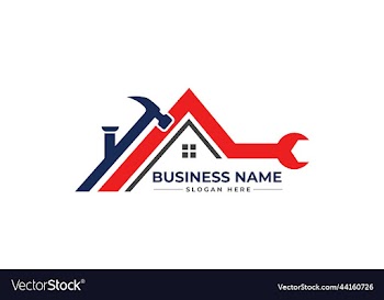home repair roofing remodeling handyman logo