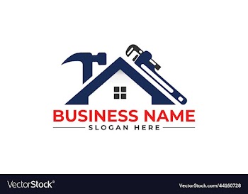 home repair roofing remodeling handyman logo