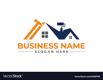 home repair roofing remodeling handyman logo