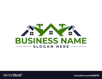 home repair roofing remodeling handyman logo