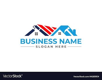 home repair roofing remodeling handyman logo