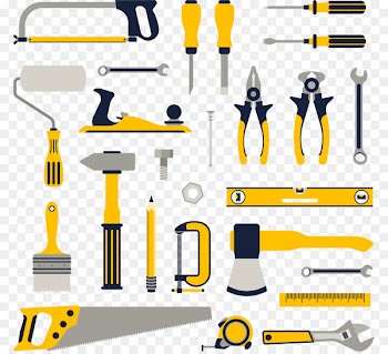 Home repair Set tool Renovation - Vector life working tools 
