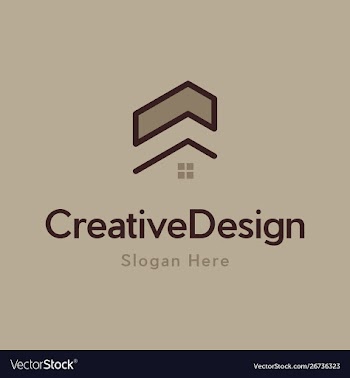 Home roofing realty creative business logo vector image
