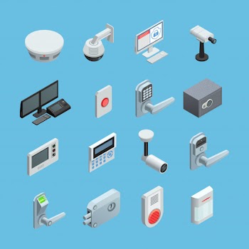 Home security system elements set