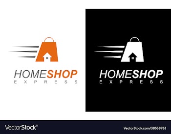 home shopping express logo and business
