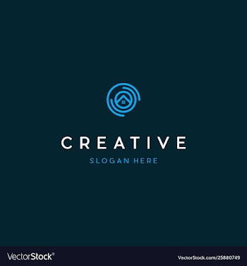 Home signal networking creative technology logo vector image