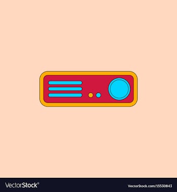 Home theater in flat style vector image
