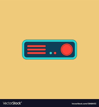 Home theater in flat style vector image