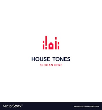 Home tone studio logo design vector image