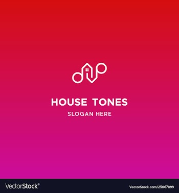 Home tone studio logo design vector image