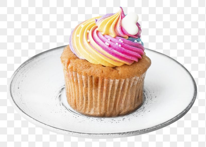 Homemade cupcake png sticker, dessert | Free PNG - rawpixel