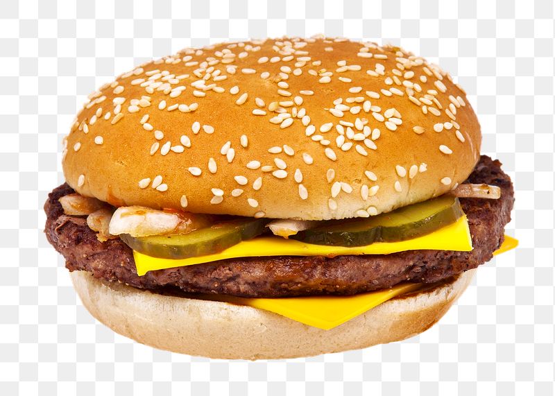 Homemade hamburger png sticker, fast | Free PNG - rawpixel