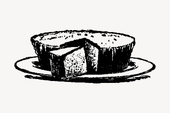 Homemade pie drawing, vintage illustration | Free Vector - rawpixel