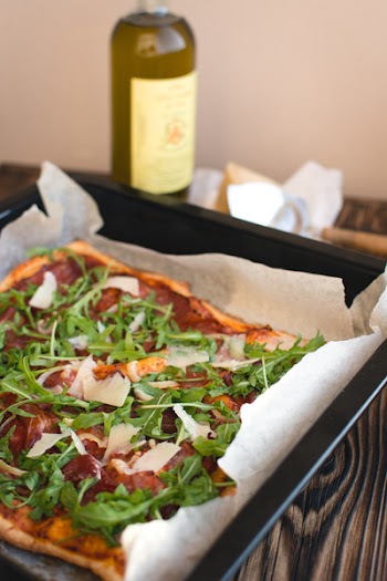 Homemade pizza 