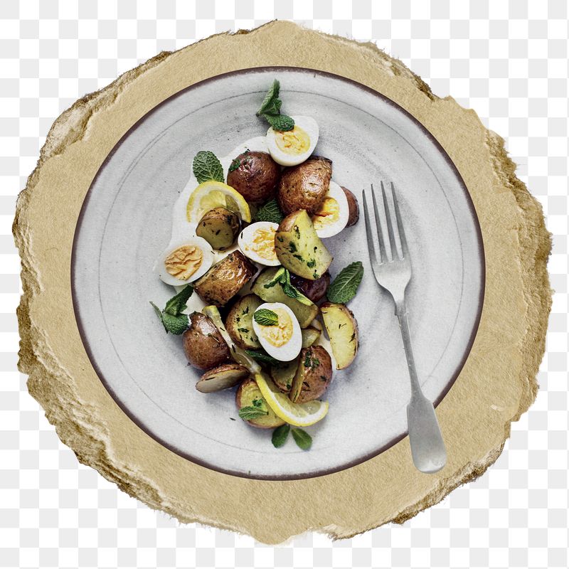 Homemade potato png salad sticker, | Free PNG - rawpixel