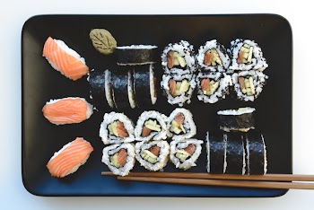 Homemade sushi 