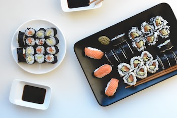 Homemade sushi 