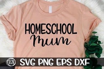 Homeschool Mum - SVG PNG EPS DXF