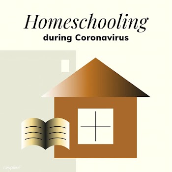 Homeschooling during coronavirus template vector | Free  vector - 2304133