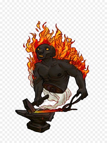 Homestuck Hiveswap Illustration Love Demon - hephaestus silhouette 