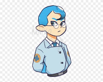Homoerotica Pose Octo Medic I'm Really Shitty For Splatoon, - Sticker
