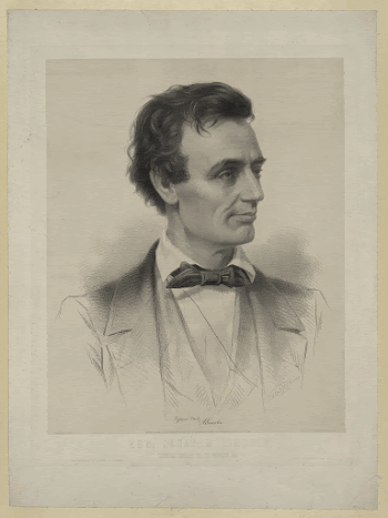 Hon. Abraham Lincoln, Republican candidate | Free Photo - rawpixel