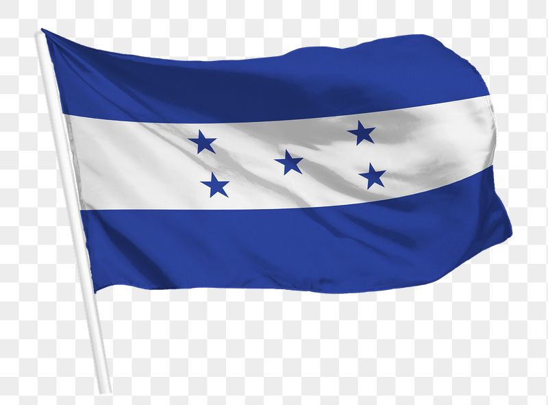 Honduras flag png waving, national | Free PNG - rawpixel