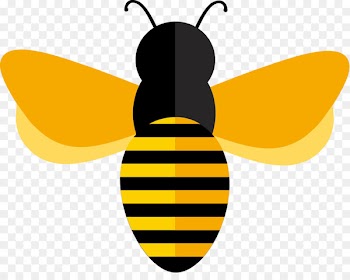 Honey bee Adobe Illustrator Euclidean vector - Honey and bee design vector material 