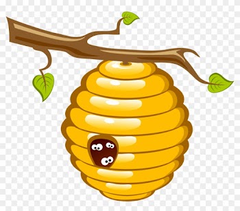 Honey Bee Beehive Clip Art - Honey Bee Clipart Png