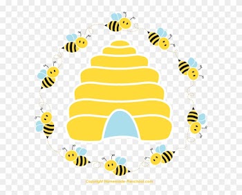 Honey Bee Beehive Queen Bee Clip Art - Honey Bee Beehive Queen Bee Clip Art