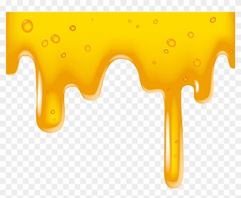 Honey Bee Clip Art - Honey Drip Vector Png