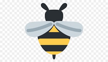 Honey bee Emoji Keeping Bees Bumblebee - drink honey bees 