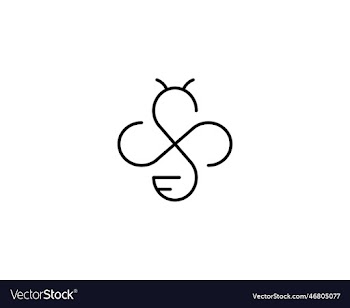 honey bee logo design