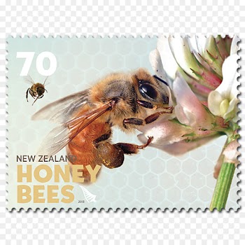 Honey bee New Zealand Postage Stamps - bee 