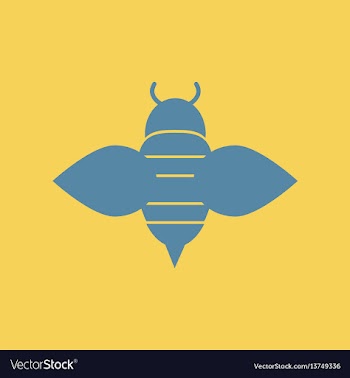 Honey bee vector image