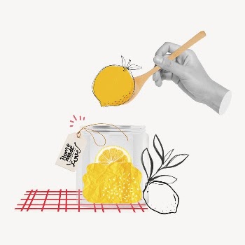 Honey lemon jar, organic product | Free Photo - rawpixel