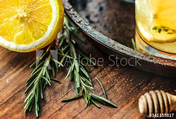 Honey lemon soda beverage photography