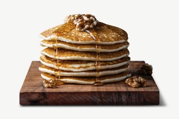 Honey pancakes collage element psd | Free PSD - rawpixel