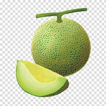 Honeydew Cantaloupe 3D computer graphics, Fruit cartoon 3d transparent background PNG clipart