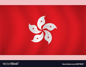 hong kong flag background
