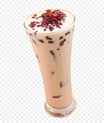 Hong Kong-style milk tea Bubble tea Adzuki bean Drink - Red bean milk tea Picture 