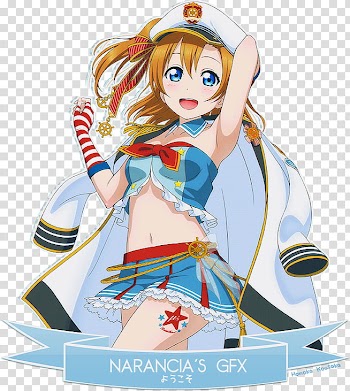 Honoka Kousaka Banner for my GFX. transparent background PNG clipart