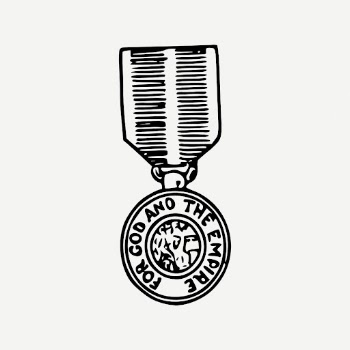 Honorary medal drawing, vintage illustration | Free PSD - rawpixel