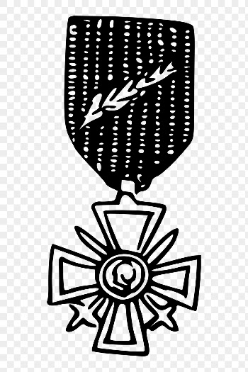 Honorary medal png drawing vintage | Free PNG - rawpixel