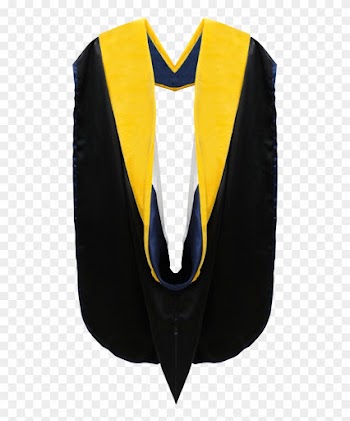 Hood Clipart Graduation - Graduation Gown Png